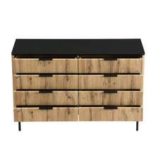 Moderne Sideboards,Schränke,Lagerschränke,Kommode,Geeignet Für Wohnzimmer/Esszimmer/Eingang,120 X 39.5 X 80cm (B/H/T) - Camel - View 7