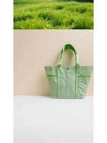 Men Tote Bags - Light Green - View 1