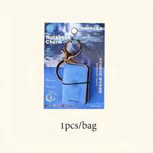 1个迷你笔记本钥匙扣，便携式多色纸质计划本，适用于各种场景，便携式日记本 | 时尚封面 - 彩色 - 查看 11