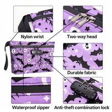 防臭袋套装。包含防盗密码锁防臭袋、创意图案托盘、收纳盒、管状收纳袋和袋子。防水、轻便、易携，适合家庭活动。生日礼物、情人节礼物。 - 彩色 - 查看 9