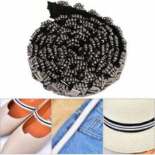 Cinta de Diamantes de Imitación para Ropa, 1 Yarda Tiras de Perlas de Cristal Plateado Brillante Rollo Cinta de Malla Decorativa para Bricolaje Boda Cumpleaños (1.5cm-Cuadrado Metálico) - Cuadrado Metálico - Ver 4