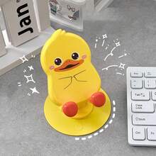 1入白兔設計手機支架，帶可調高度，多功能懶人支架，可愛便攜迷你支架 - 白色 - 查看 4