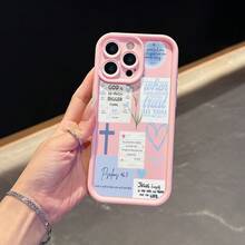 A Simple And Stylish Pink Phone Case With Flower Tag Pattern, Suitable For IPhone 11/12/13/14/17,11 Pro Max,12 Pro Max,13 Pro Max,14 Pro Max,15 Pro Max,16 Pro Max,17 Pro Max,7 Pro,17 Air And Galaxy S22/S22+/223/223+/224/S24+/S25+/S25 Ultra. As A Gift For Family And Friends, It Is Suitable For Various Occasions Such As Birthdays, Spring Festival, Holiday Celebrations, Couple Anniversaries, Valentine's Day, Etc. It Is A Fashionable Choice. - 黑色 - 查看 9