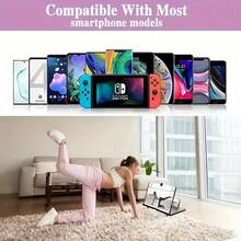 High Definition Magnifier Phone Screen Stand - Phone Holder, Easily Turn Your Phone Into A Tablet, Hands-Free, Eye-Care Design, Foldable & Portable, Hands-Free Viewing, Compact Design, Adjustable Stand, High-Quality Holder, Tablet Adapter, Smartphone Users, Video Viewers