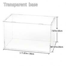 Hộp trưng bày acrylic lắp ráp sẵn - Kệ lưu trữ thẳng đứng phù hợp cho búp bê, đồ sưu tầm và tượng nhỏ - Hình lập phương trong suốt - Trong sáng - Xem 16