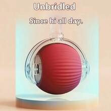Smart Ball Interactive Cat Ball Toys With Automatic Rolling Tail, Rechargeable - Đỏ - Xem 6