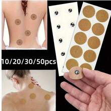 10/20/30 /50pieces Of Magnetic Finger Pressure Stickers, Magnetic Care For The Body, Long-Lasting And Super Strong For The Back, Knees, Neck, Shoulders, Muscles And Joints, Magnetic Care For Body Acupoints