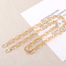 Cadena de cartera de metal dorado de 8.5 mm de grosor, cadena cruzada de bolso con anilla en O, correa de hombro de repuesto para manualidades DIY, regalo de apreciación a maestros, accesorios esenciales para la playa - Multicolor - Ver 7