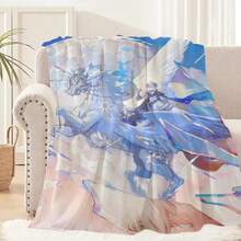 Honkai Star Rail Phainon Flannel Throw Blanket For Sofa Bed Travel Hiking Picnic  Perfect Birthday Gift - P5 - View 4