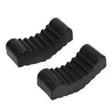 2pcs Car Slotted Jack Pad Adapter Rubber Mat Floor Frame Clamp Holder Repair Pad 6 Ton Clamp Lifting Universal Tool