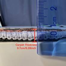 1pc, Orhopui Retro-Style Sponge Carpet, Stain Resistant, Non-Shedding, Washable Rugs, Living Room Rugs, Non-Woven Felt Spot Molding On Non-Slip Bottom Floor Mats - Stain Resistant Vintage Design Rugs For Living Rooms, Non-Slip Foldable Oversi,Luxury Velvet Carpet