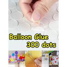 Balloon Glue Dots, Double-Sided Adhesive, Balloon Glue DIY Decoration Accessories - Clear - View 2