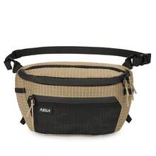 1pc Fashionable Minimalist Patchwork Men's Sling Bag, High-Quality Nylon Material, Large Capacity For Daily Essentials, Unisex Chest Bag For Commuting And Shopping, Comfortable Adjustable Strap Can Be Worn On Shoulder Or Attached To Backpack To Increase Storage Space, Multifunctional And Practical Men's Waist Bag. - Multicolor - View 17