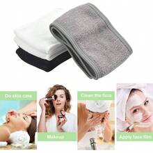 6pcs Diademas Para Cabello, Diadema De Lavado Ajustable Suave, Bandas Para El Cabello Skincare, Diademas Para Mujer, Diadema De Spa Para Deporte Maquillaje Ducha, Gris+Negro+Blanco - negro, blanco, gris - Ver 5