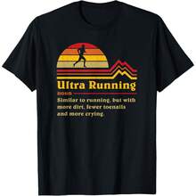 Funny Definition Ultrarunning Ultra Trail Runner Gift T-Shirt - màu đen - Xem 1