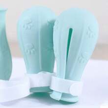 4pcs Cat Paw Covers, Protect Paws, Prevent Scratching, Silicone Material, Suitable For Bathing, Nail Trimming, Ear Cleaning And Grooming