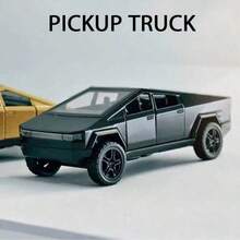 1:36 Pickup Truck Model, Collectible Realistic Zinc Alloy Model Car, Pickup Truck Decor Gift, Teenage Christmas Gift - Multicolor - View 2