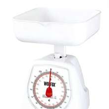 Báscula Doméstica 1 kg | Precisión para Cocina y Hogar | Modelo WF9538 Wolfox - Blanco - Ver 1