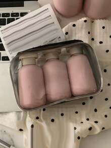 3件套旅行装可重复灌装瓶，洗发水、沐浴露、洗面奶，方便旅行携带 - 彩色 - 查看 14