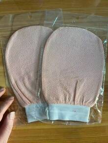 2pcs/1 Pair Deep Exfoliating Gloves, Smooth & Radiant - Body Scrub Shower Gloves - Effectively Removes Dead Skin - Gentle Yet Effective Exfoliating Gloves, Korean Exfoliating Gloves, Visibly Removes Dead Skin, Made Of 100% Rayon Fiber - Multicolor - View 14