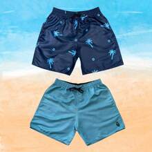 Men Shorts - Baby Blue - View 1