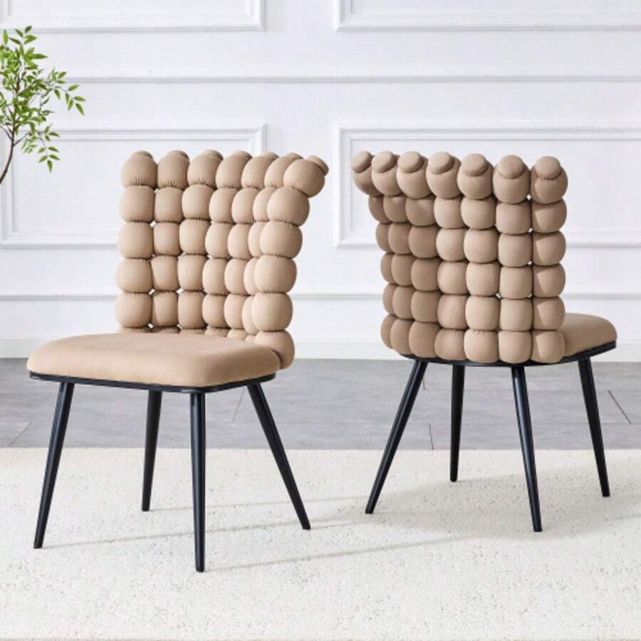 Living Room Chairs - Camel - View 1