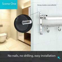 30pcs Invisible Screw-Free Adhesive Hooks, Transparent Screw Hooks For Hanging Pictures, Posters, Frames - No Drilling Required, Strong Adhesive Wall Hooks