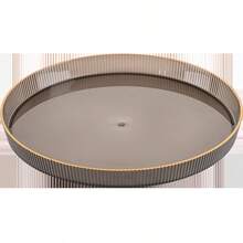 圆形、轻巧、风格奢华的托盘；适合在家中茶几上用作水果托盘，或盛放小吃和简餐。另有竖条纹款式，可用于盛放干果。 - 彩色 - 查看 9