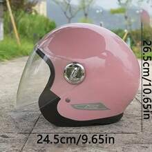 1 Pc Motorcycle Helmet Open Face Motorcycle Helmet Four Seasons For Men And Woman Helmet Motorcycle Half Face Christmas Gift, Birthday Gift