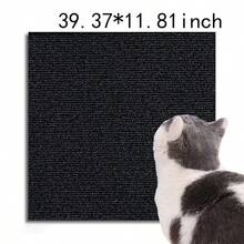 2Pcs Cat Scratch Board Furniture Protector, 11.81/17.75*39.37inch Cat Scratch Mat For Couch Furniture And Wall Protector, Trimmable Self-Adhesive DIY Climbing Cats Scratcher Couch Protector - M - View 14