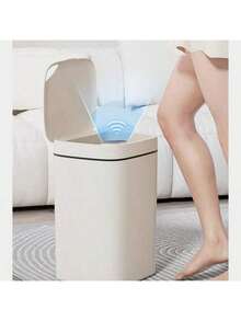 11L/15L Automatic Sensor Trash Can – Battery Operated (2 Batteries), Touchless Waterproof Bin With Lid,11L/15L Smart Sensor Trash Can – 2-Battery Powered, Touchless Waterproof Kitchen Bathroom Bin,11L/15L Battery Operated Sensor Trash Can, 2-Battery Sensor Bin, Touchless Battery Powered Trash Can, Waterproof Automatic Trash Can, Cordless Sensor Trash Can, Home Battery Operated Bin, Kitchen Bathroom Sensor Trash Can, Dual Capacity Battery Bin, 2pcs Battery Trash Can, Touchless Waterproof Bin, Odor-Sealing Battery Trash Can, Compact Sensor Bin, Family Size Automatic Trash Can, Cordless Home Wastebasket, Battery Powered Hygiene Bin, Replaceable Battery Trash Can, Multi-Room Sensor Trash Can, Easy-Install Battery Bin, No-Charge Sensor Trash Can, Durable Battery Operated Wastebasket - 白色15L - 查看 7