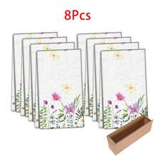 2/4 件装花卉图案洗碗巾，超强吸水超细纤维现代洗碗布，烹饪烘焙茶巾，清洁抹布，手巾，柔软吸水，厨房装饰，送给邻居、母亲、朋友的礼物，生日礼物，乔迁礼物，厨房必备，日常用品 - 彩色 - 查看 20