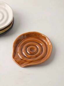 1个/4个装陶瓷勺托，适用于炉灶，现代农舍风格装饰配件，可用于放置锅铲、勺子或夹子 - 彩色 - 查看 11