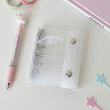 M5 Original Double-Ring Transparent PVC Mini Photo Album, Suitable For Idol Photos, Postcards, Trading Cards, Photos, Campus Cards, Access Cards, Made Of Excellent PP Material - Multicolor - View 12
