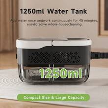 HONGMEI Portable Handheld Steam Cleaner With Brush Head, High-Pressure Steam Cleaner Suitable For Kitchen And Bathroom - Black and White - View 9