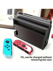 Ốp bảo vệ 3 trong 1 tiện dụng cho 2 2025/Switch OLED/Switch, trong suốt và thời trang, phụ kiện chơi game, chống bám vân tay, vỏ mềm TPU, ốp bảo vệ Switch lấp lánh, ốp bảo vệ tay cầm Switch đa năng, nhiều tùy chọn kết hợp, phụ kiện chơi game Switch, chống rơi và chống trượt, chống trầy xước, món quà tuyệt vời. - Nhiều màu - Xem 7