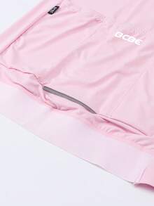 HISERWA （修身款）女士长袖骑行服 Pro Aero 修身山地公路自行车骑行服，透气速干防晒 - 尺码偏小 - 粉色 - 查看 9