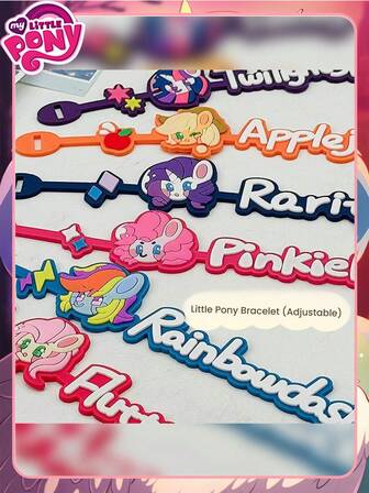  1/2/3/6 st. Nytt My Little Pony silikonarmband med högkvalitativt tecknat presentarmband, justerbart, den bästa festliga feststämningsdekorationen för goda vänner, perfekt festdekoration, billig konstvardagsdekoration, billiga heminredningsprydnader, perfekt konstdekoration för rummet, nyårspresent, julklappar till examen till flickvän