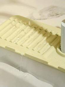 Tấm chắn nước bằng silicon cho vòi nước, chống bắn nước, có thể cắt tỉa cho các cạnh hẹp, thích hợp cho bồn rửa phòng tắm, bồn rửa nhà bếp, giá để chén đĩa, v.v. - Nhiều màu - Xem 3