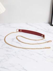 女士金属链肩带，可调节斜挎包配件