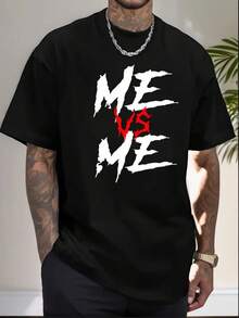 Summer Casual Print Patterns Are Suitable For Both Men And Women. Short-Sleeved T-Shirt Loose Blouse Joker Blouse. - Black - View 6