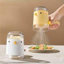 1pc Yellow Bird Shaped Salt Dispenser, Kitchen Seasoning Controlled Quantity Bottle, Airtight Storage, Precise 0.5g Salt Dispensing, Suitable For Salt, Cumin Powder And Other Seasonings - Multicolor - View 8