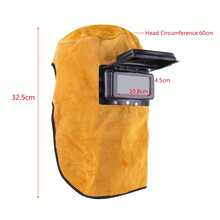 Durable Good Quality Heat Resistant Breathable Welding Helmet Protection Mask with Lens - Amarillo - Ver 2