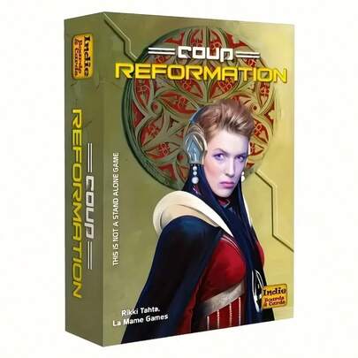 Coup Reformation 2nd Ed. Card Game Expansion - Strategy & Social Deduction In Quick 15 Minute Rounds For All Lovers Of Board Games – 2-10 Players Ages 14+, Teens, & Adults