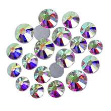 ICIQ 288/1440颗 SS16 SS20 SS30 多色 AB 玻璃美甲水钻水晶闪粉钻石非烫钻平底 3D 装饰工艺配件 DIY 爱好者 - 装饰时尚，适用于美甲，玻璃材质 - 适合装饰、定制、个性化闪亮套装 - 彩色 - 查看 32