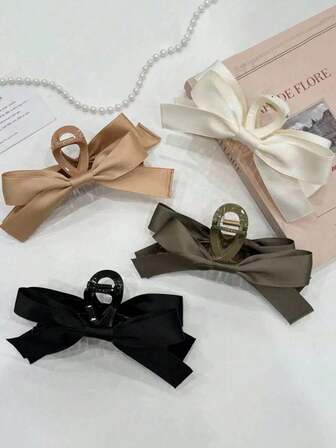 4件套女士发夹，优雅时尚，发饰，适合日常佩戴、洗脸、工作、化妆、旅行等场合。