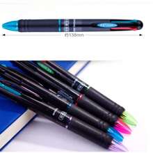 4-In-1 Ballpoint Pen - 4 Color Retractable Pen - Smooth Writing, Ideal For Office Stationery And Fine Writing, Essential Office Supply | Ballpoint Pen Set | Smooth Writing Pen - 黑色 - 查看 6
