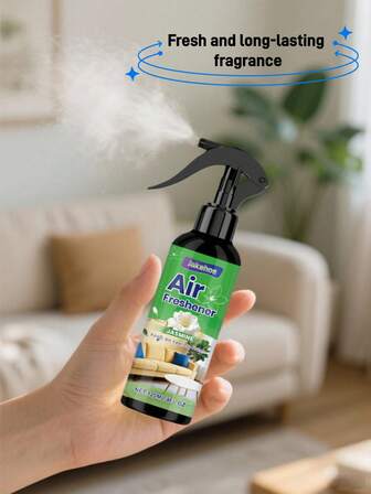 jakehoe 茉莉花香型空气清新剂。使用前请轻轻摇晃瓶身，然后将其与目标区域（例如车内、房间或织物）保持20-30厘米的距离。在房间或车内以扫动的方式喷洒2-3次，或在织物上轻轻喷洒，待其自然风干。适用于客厅、卧室和浴室。