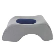 Ergonomic Prone Pillow: Soft And Hollow Headrest Cushion For Massage And Beauty Tables. - Blue - View 1
