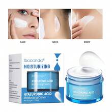 ibcccndc 50克玻尿酸凝膠霜 深層滋潤面部保濕霜 – 滋潤和撫平極干燥的肌膚,改善肌膚乾燥問題 - 白色 - 查看 9